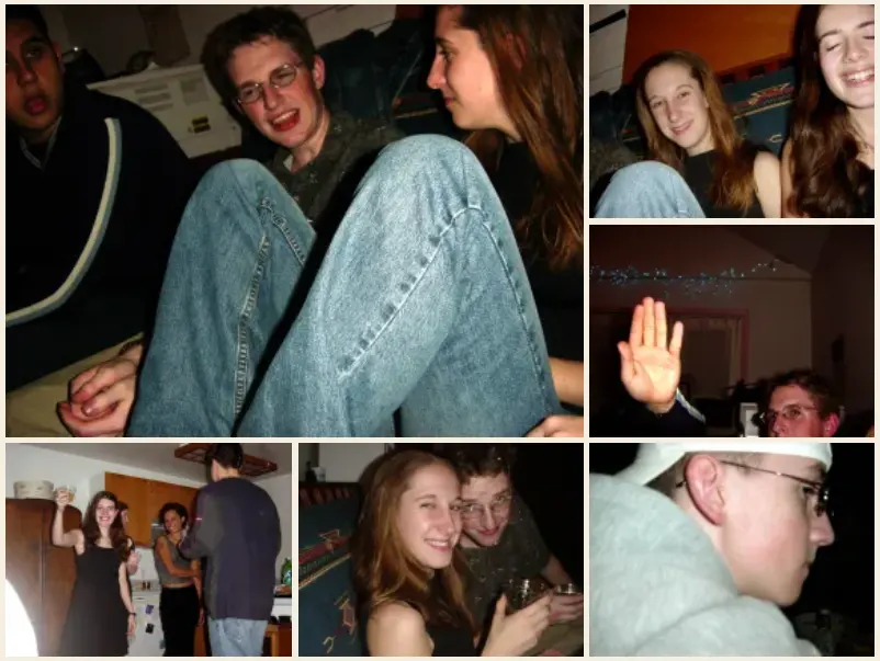 a sample of the gallery photos a young Matt Mullenweg uploaded during his first blogging efforts